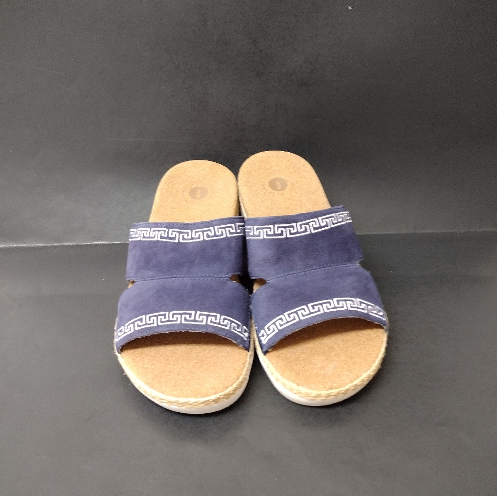 - REVITALIGN - FIONA ORTHOTIC EMBRODERED SUEDE WOMEN'S SANDALS SIZE : 9B - Picture 5 of 11